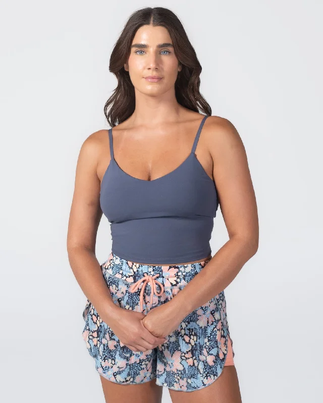 sports bras for high impact workoutsSkin Adjustable Crop Top - Light Navy