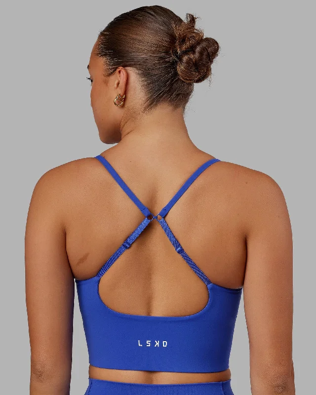 full cup nursing bras for better milk flowStreamline Bra - Power Cobalt