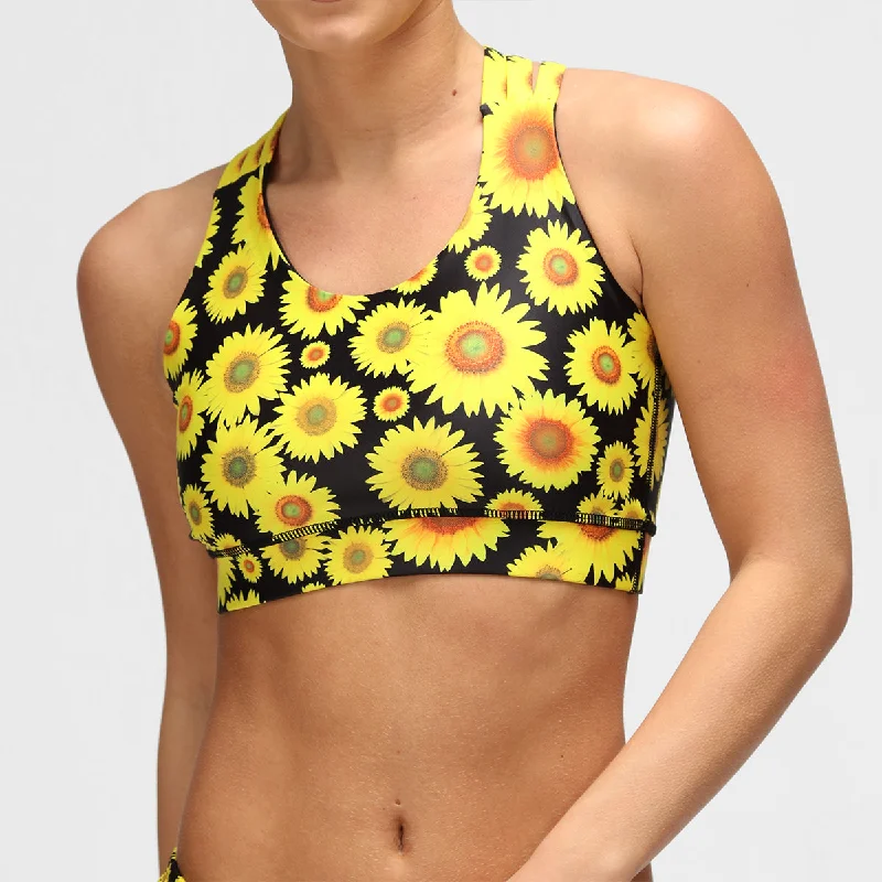 plus size convertible bras for flexibilitySunflowers Cross Back Bra